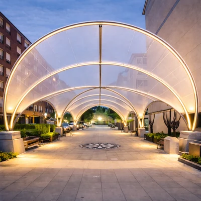 etfe membrane tensile roof structures