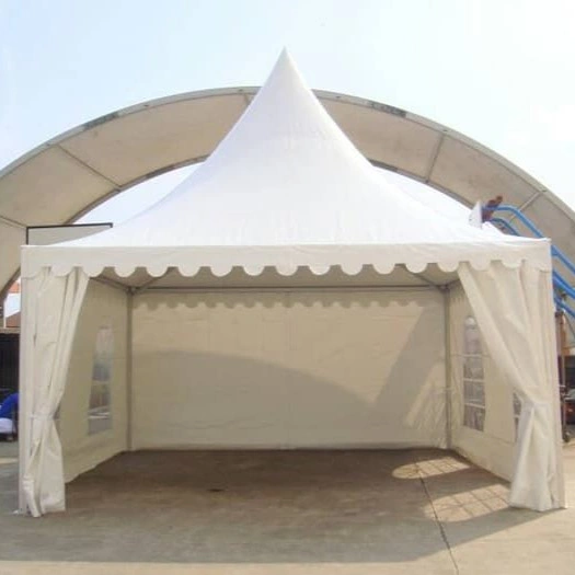 Aluminium frame pagoda tent offering strength, durability, and long-term performance